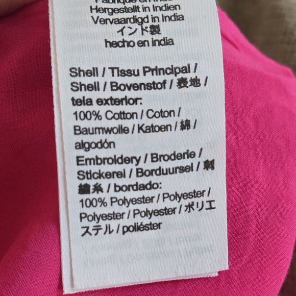 J. Crew Vibrant Pink Eyelet Pencil Skirt - Picture 9 of 9